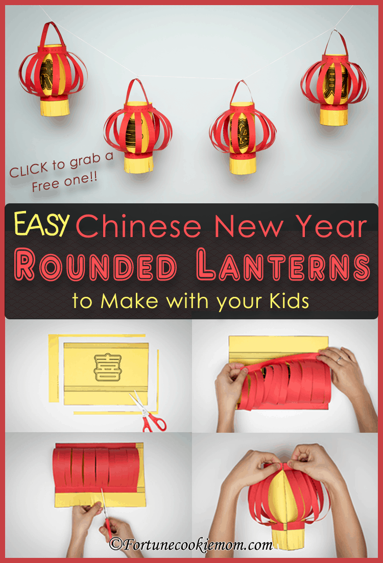 easy chinese new year's rounded lanterns to make with your kids